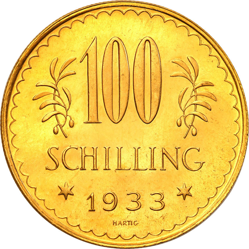 Austria, Republika, 100 szylingów 1933, Wiedeń